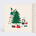 Carte de Noël  Livraison Lutin Intérieur Gauche