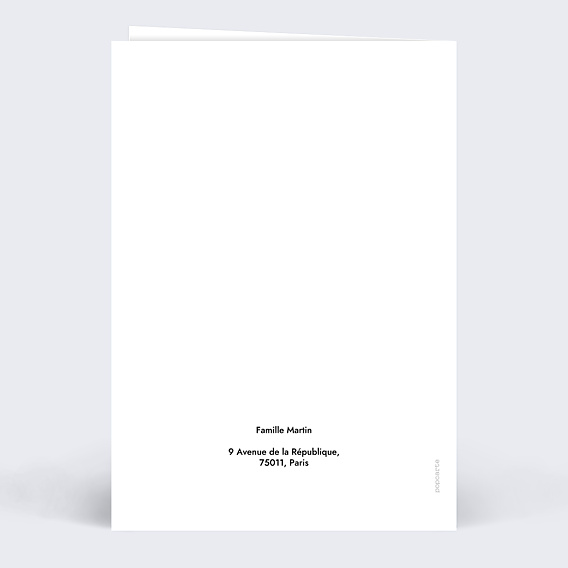 Carte de Noël Votre photo en illustration minimaliste