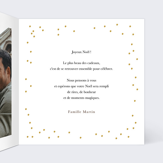 Carte de Noël  Grande Couronne Intérieur Droit