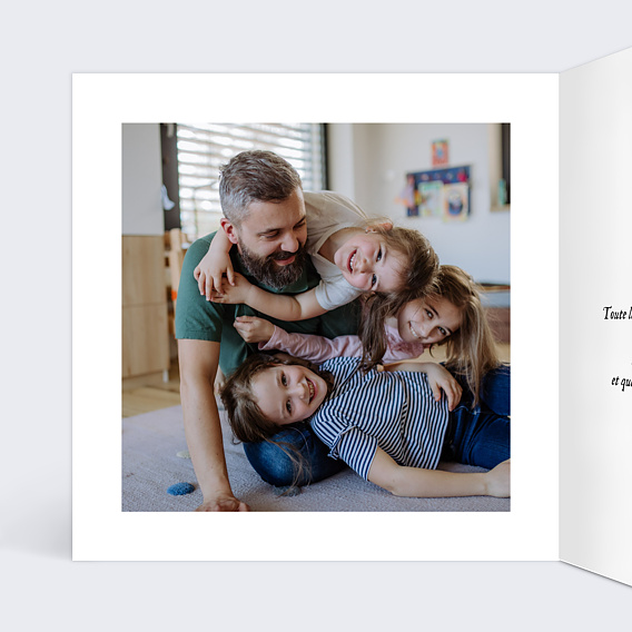 Carte de Noël Couronne kraft Intérieur Gauche