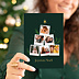 Carte de Noël  Famille Sapin