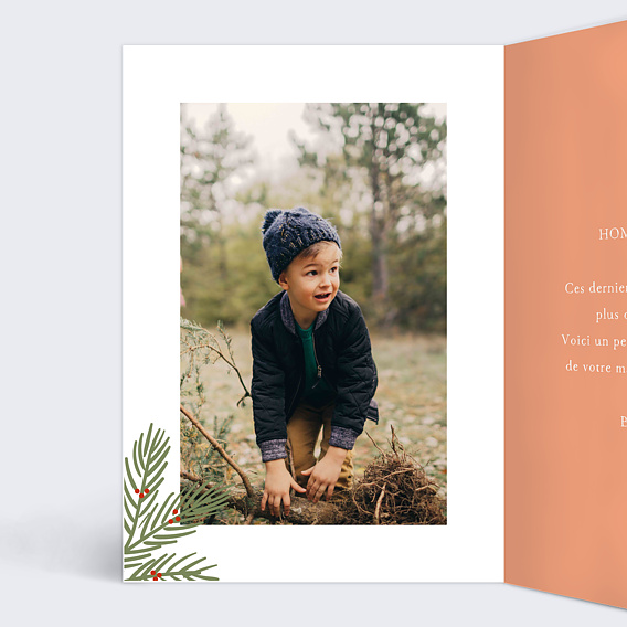 Carte de Noël Soirée d'Hiver