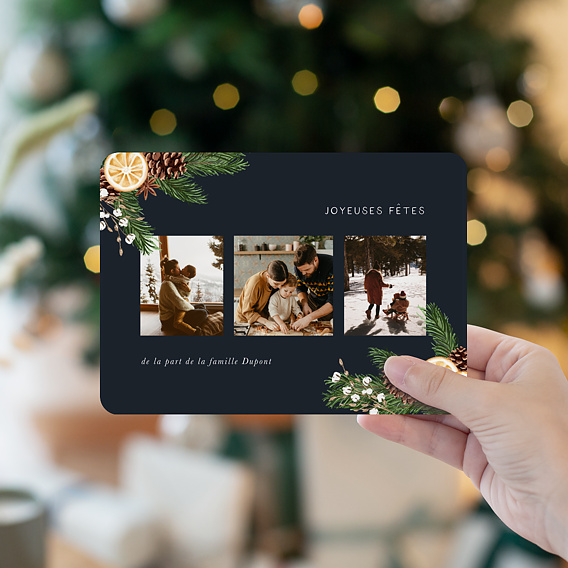 Carte de Noël Senteurs d'Hiver Après 4