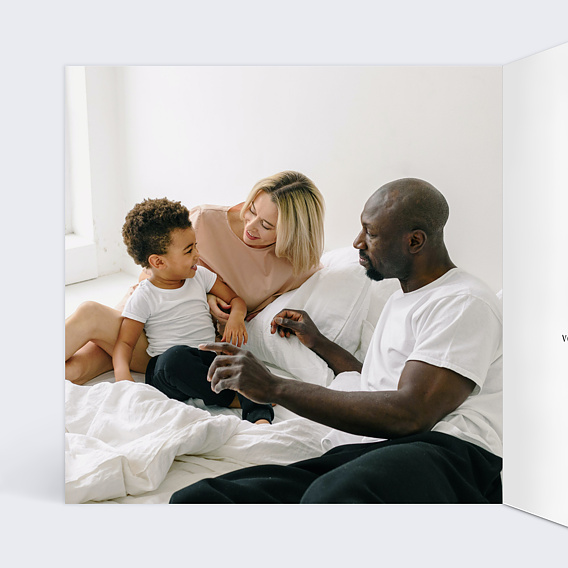 Carte de Noël  Houx Aquarelle Intérieur Gauche