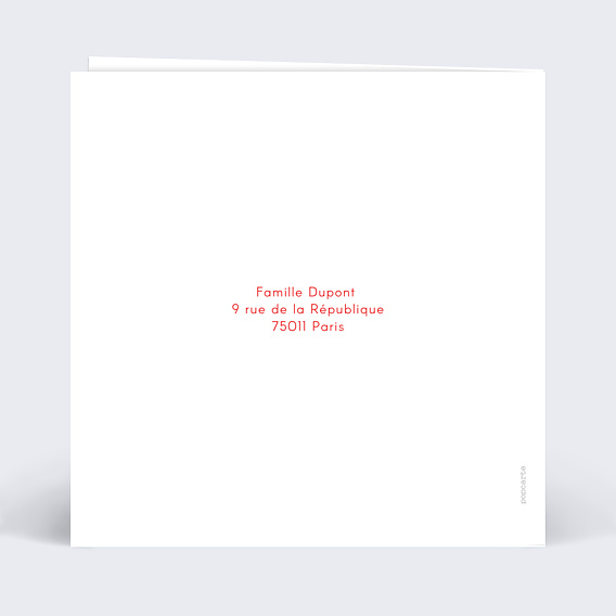 Carte de Noël Beau cadeau