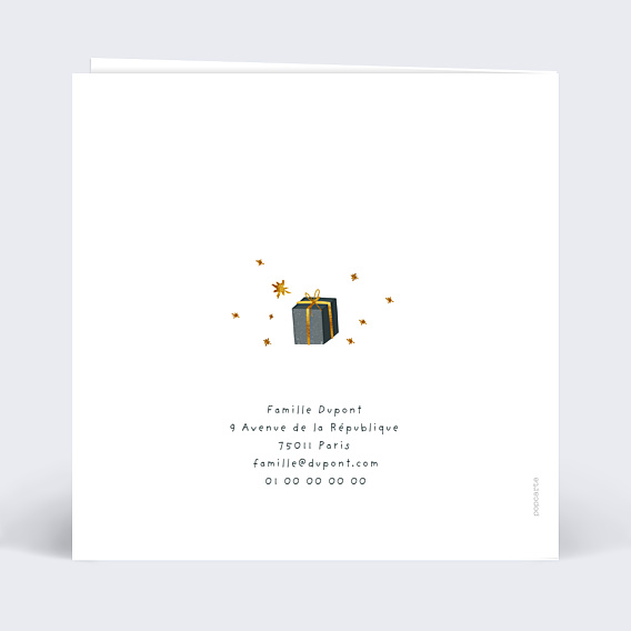 Carte de Noël Bon Pour Parachute