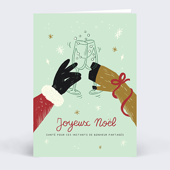Carte de Noël Santé
