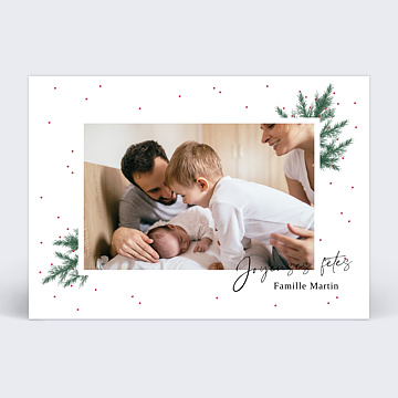 Carte de Noël Cèdre
