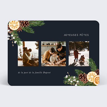 Carte de Noël Senteurs d'Hiver