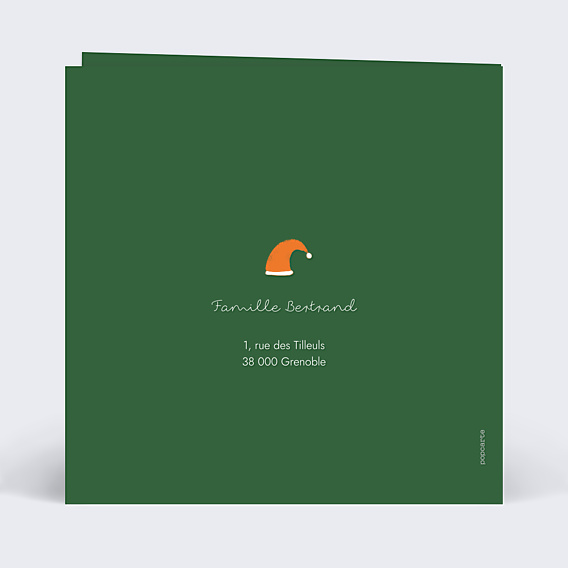 Carte de Noël Sapin Fantasque