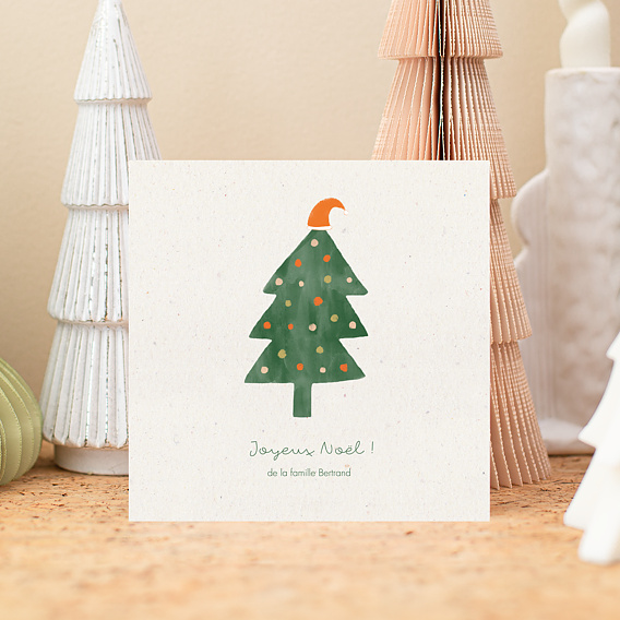 Carte de Noël Sapin Fantasque Après 4