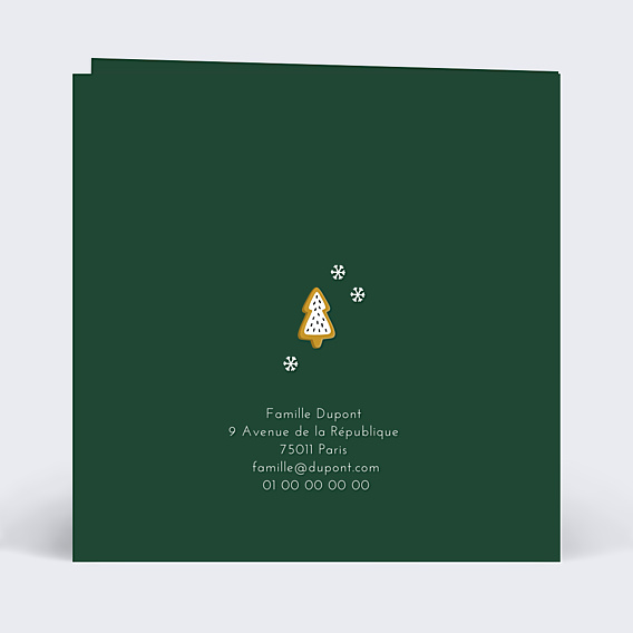 Carte de Noël Pain d'Épices