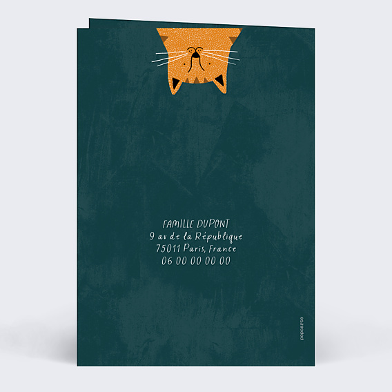Carte de Noël Bon pour Chaton