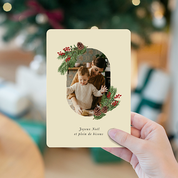 Carte de Noël Essence d'hiver