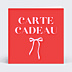 Carte de Noël Beau cadeau