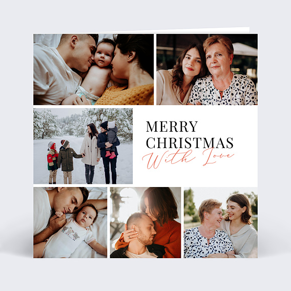 Carte de Noël Bel Hiver Recto