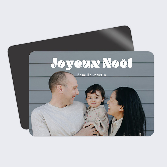 Carte de Noël Pleine page