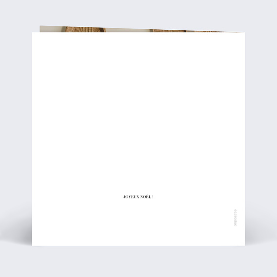 Carte de Noël Coup de Pinceau Verso