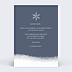 Carte de Noël Pleine page Flocon