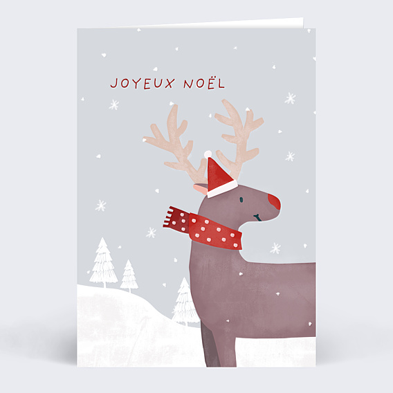 Carte de Noël Robert le Rêne
