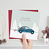 Carte de Noël Livraison de Cadeaux