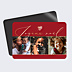 Carte de Noël Multiphotos Rouge