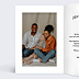 Carte de Noël Votre photo en illustration minimaliste