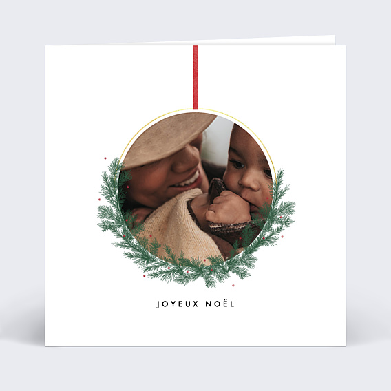 Carte de Noël  Auréole