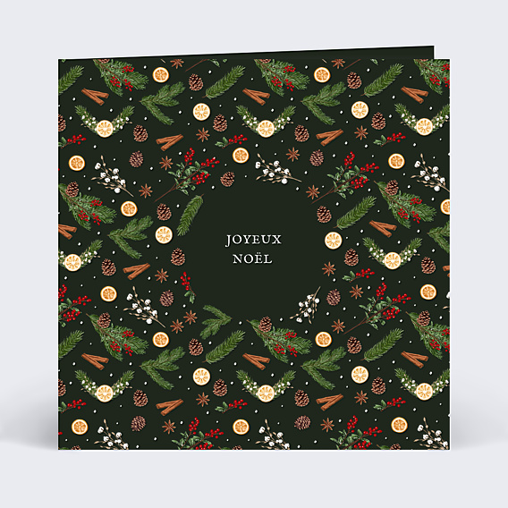 Carte de Noël  Tradition