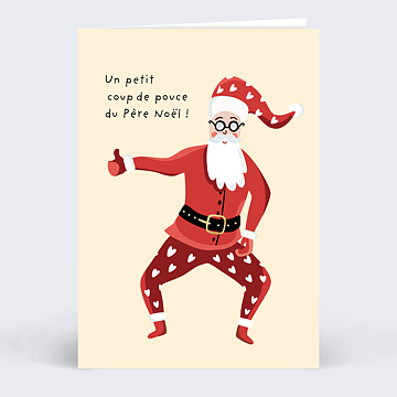 Carte de Noël Coup de Pouce