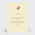 Carte de Noël Essence d'hiver