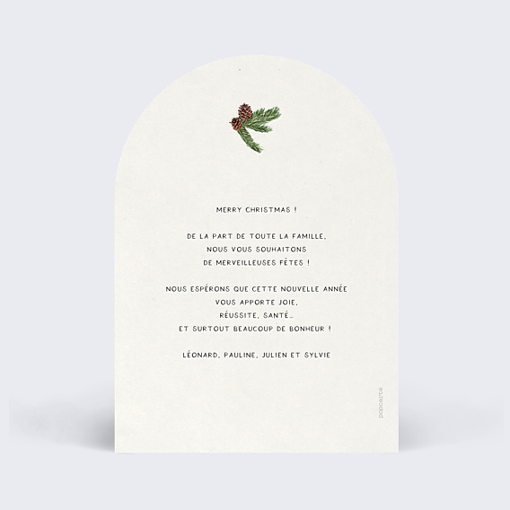 Carte de Noël Pin