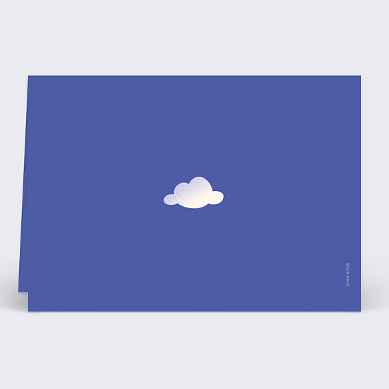 Carte de Noël Parc d'attraction Verso