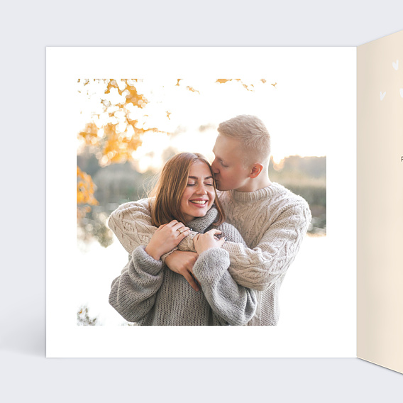 Carte de Noël  Fondue Intérieur Gauche