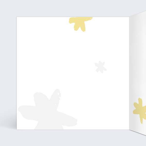 Carte de Noël  Sapin Étoilé  Intérieur Gauche