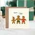 Carte de Noël Famille Pain d'Epices