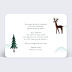 Carte de Noël Enneigé
