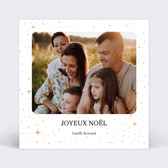 Carte de Noël Etoile du Matin