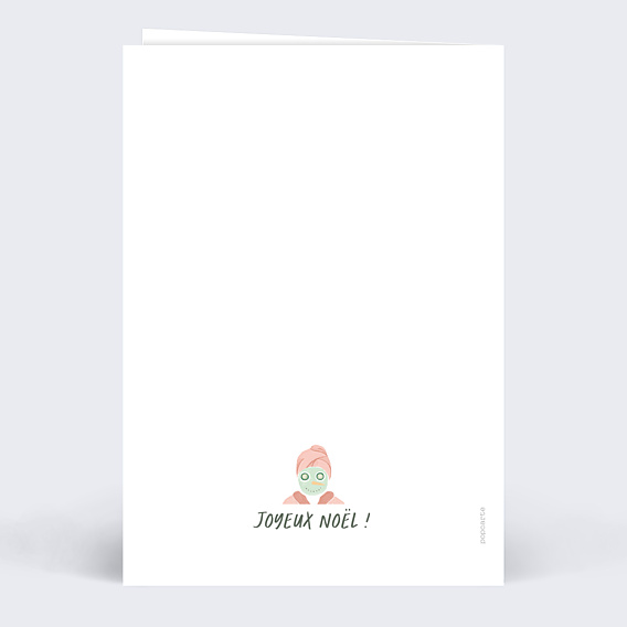 Carte de Noël Bon pour Spa