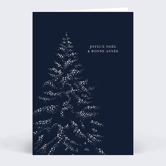 Carte de Noël Sous la neige