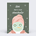Carte de Noël  Bon pour Spa Recto