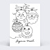 Carte de Noël Coloriage Boule de Noël