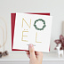 Carte de Noël Noel Couronne