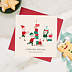 Carte de Noël Livraison Lutin
