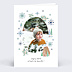 Carte de Noël Flocon d'Hiver
