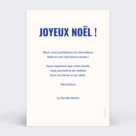 Carte de Noël Votre photo en illustration néovintage