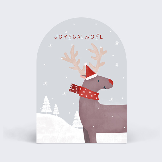 Carte de Noël Robert le Rêne