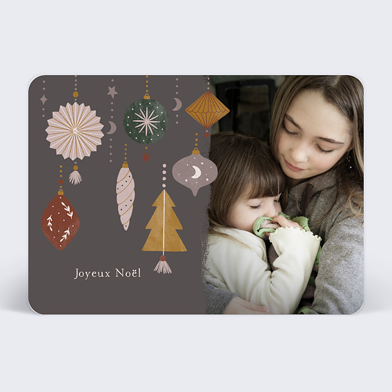 Carte de Noël Suspensions magiques