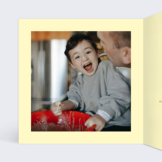 Carte de Noël  Cadeau exceptionnel Intérieur Gauche