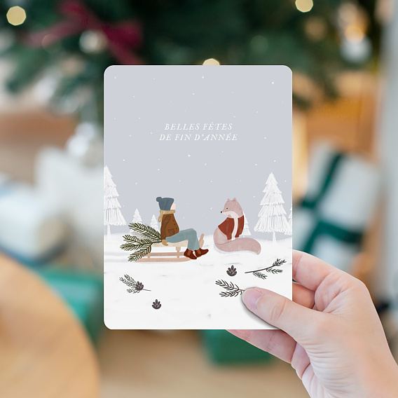 Carte de Noël  Rencontre Après 4